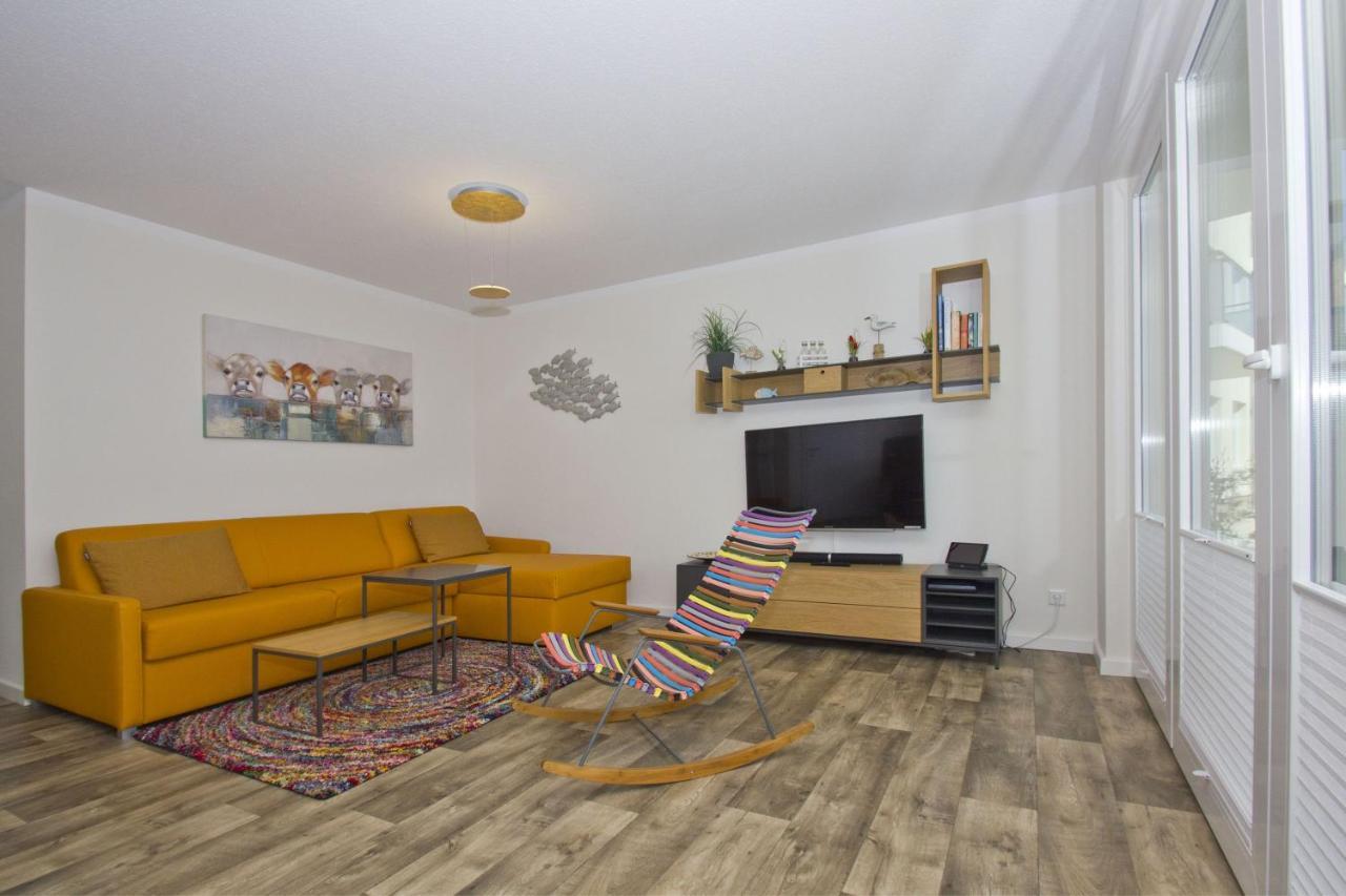 Mit Meerblick Und Terrasse, Gratis Nutzung Vom Ahoi Erlebnisbad Und Sauna In Sellin - Meeresblick Fewo 68 Goehren  Luaran gambar